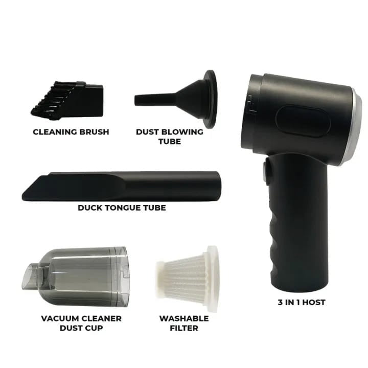 3 in 1 Portable Wireless Vacuum Cleaner
