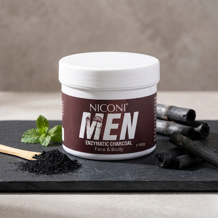 Niconi Men Enzyme De-Tan Pack for Face & Body