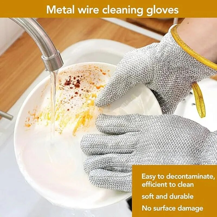 Stainless Steel Mesh Dishwashing Glove